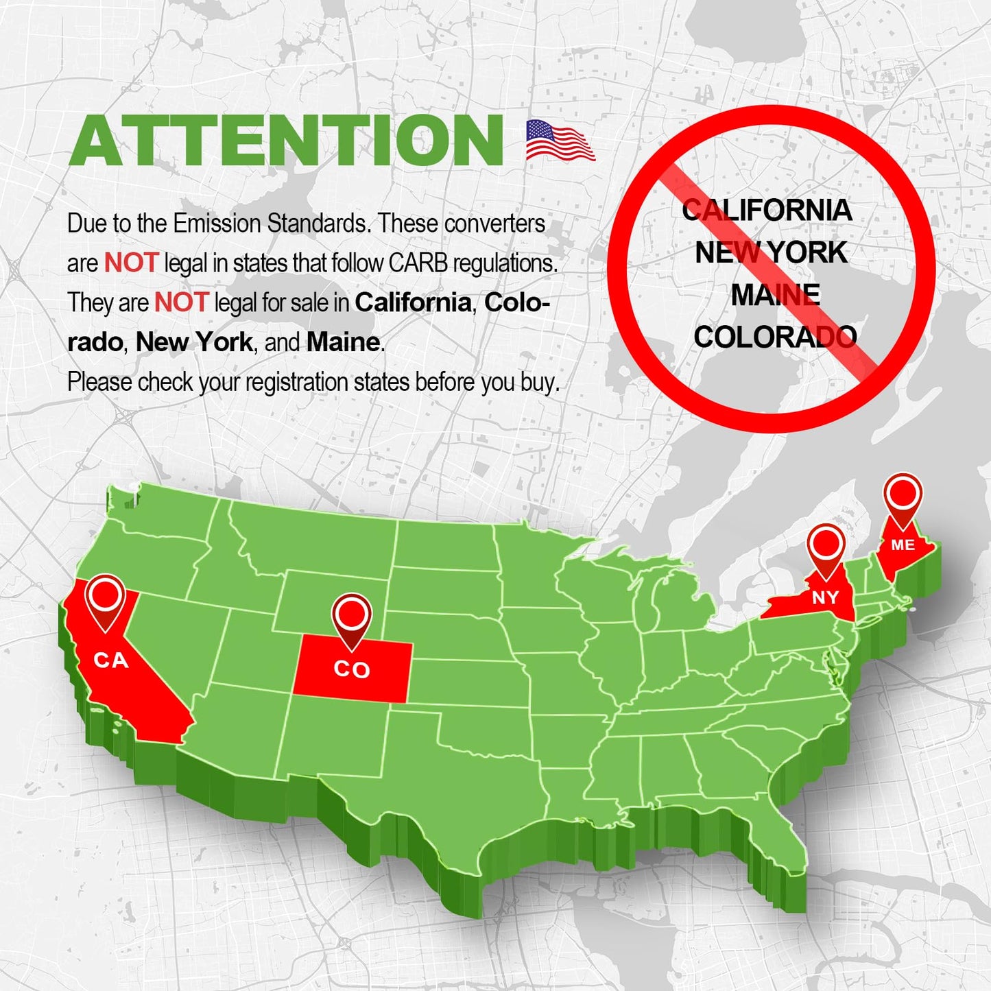 ABYSMAUTO Catalytic Converter Compatible with Toyota Sienna 2004 2005 2006 2006 3.3L Toyota Highlander 2004-2007 3.3L Exhaust Mainfold Direct-fit Euro IV 16392 16394 (EPA Compliant)