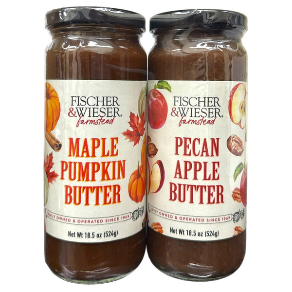 Fischer & Wieser Farmstead Pecan Apple Butter 18.5 oz SINGLE