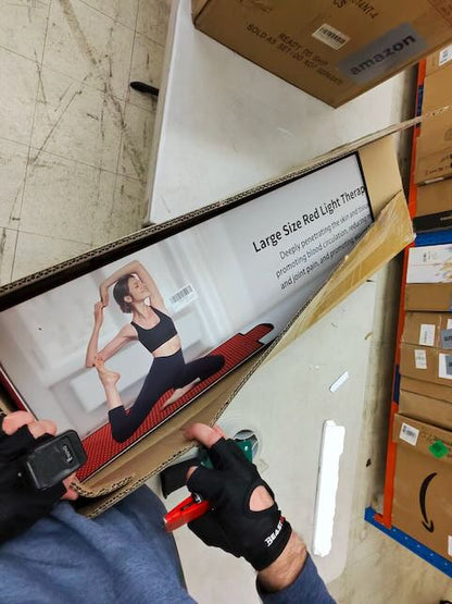 84.6'' X 33.5'' LED 1400pcs 660nm Red Light Therapy Mat 850nm Near Infrared Light Therapy Devices 3 Modes & 9 Timer, Extra Large Red Light Therapy Pads Blanket for Whole Full Body, Pain Relief