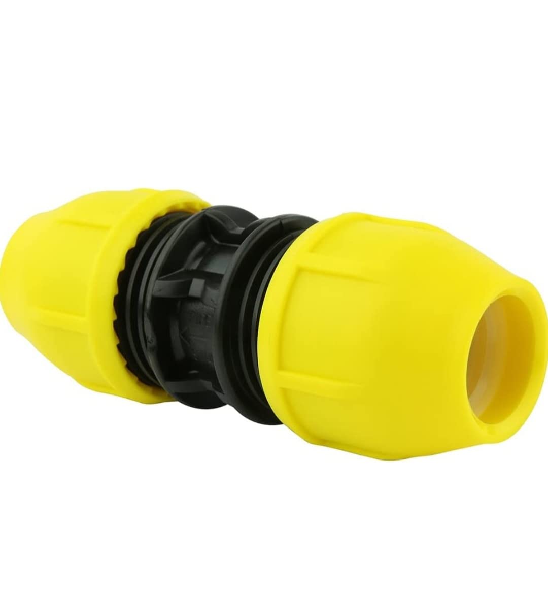 Underground IPS Yellow Poly Gas Pipe Coupler (1-1/4)