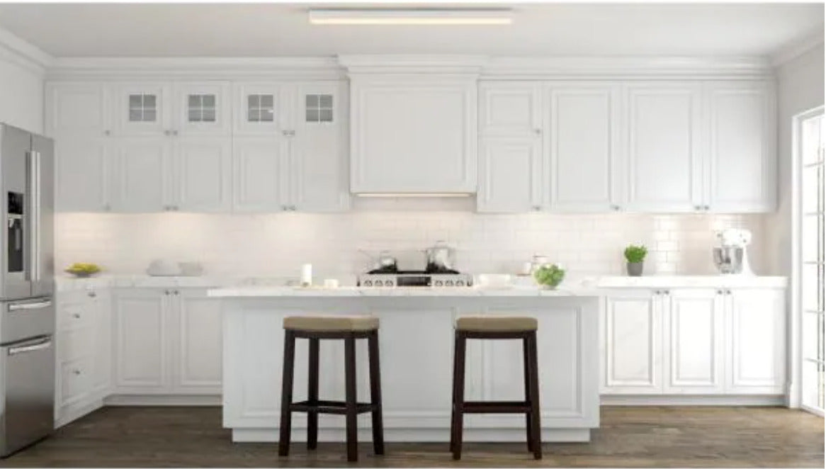 LED White Wraparound Ceiling Light  Low Profile 4 Ft. 3600 Lumens  Direct Wire 4000K Bright White