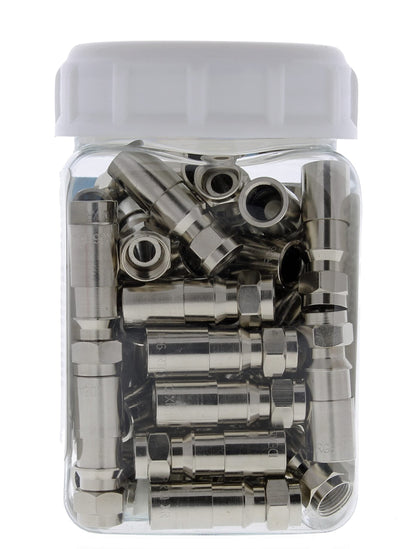 IDEAL Electrical RTQ RG-6 RTQ 92-650 Compression Connector (Pack of 50)