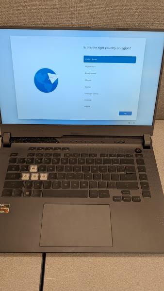 Asus ROG Strix G15 Gaming Laptop, 15.6â€ 16:9 FHD 144Hz, GeForce RTX 3050, AMD Ryzen 7 6800HS, 8GB DDR5, 512GB PCIe SSD, Wi-Fi 6E, Windows 11 Home, G513RC-EH71