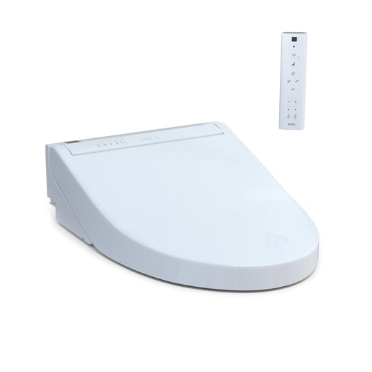 TOTO® WASHLET® C5 Electronic Bidet Toilet Seat with PREMIST and EWATER+ Wand Cleaning, Elongated, Cotton White - SW3084#01