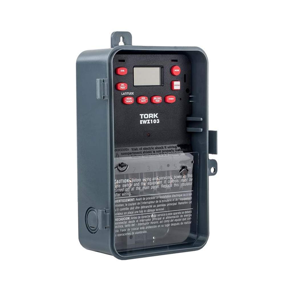 EWZ Series Multipurpose Control Astronomic 7 Day Time Switch, 120-277 VAC Input Supply, 1 Channel, DPST Output Dry Contact