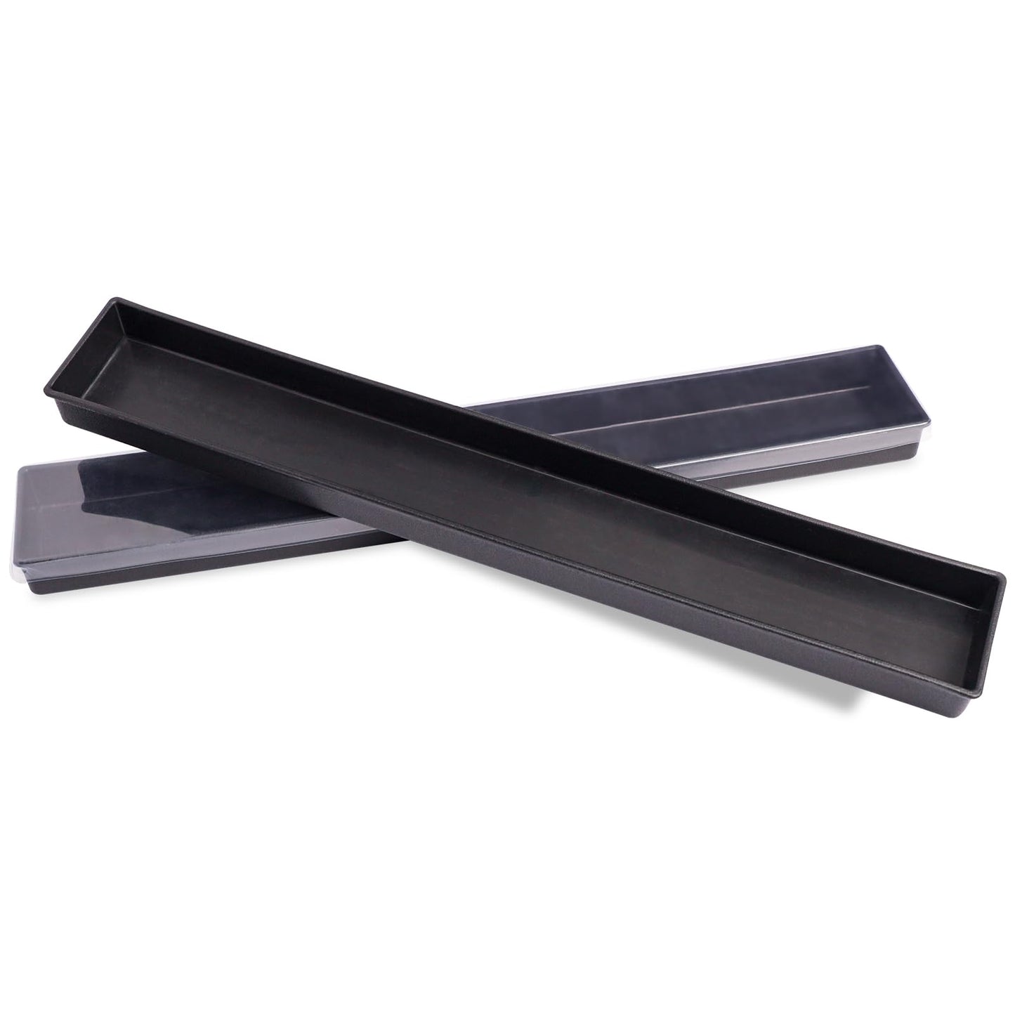 GUSTARIA American Mahjong Tiles Trays(Tiles not Included),2Pcs/Set,Plastic Trays with Lids,Mahjong Storage Box,Mahjong Accessories