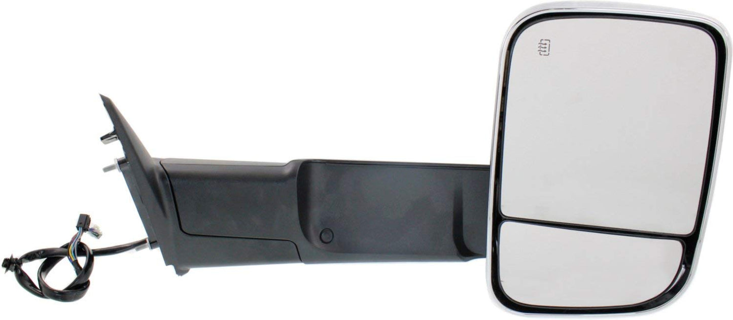 Garage-Pro Driver & Passenger Side Power Heated Towing Mirrors for Ram 2500 3500 2013-2018 Power Fold, Signal Light, Memory, Puddle Lamp, Chrome Glass, Towing Package, Blind Spot Mirrors 2 Pack