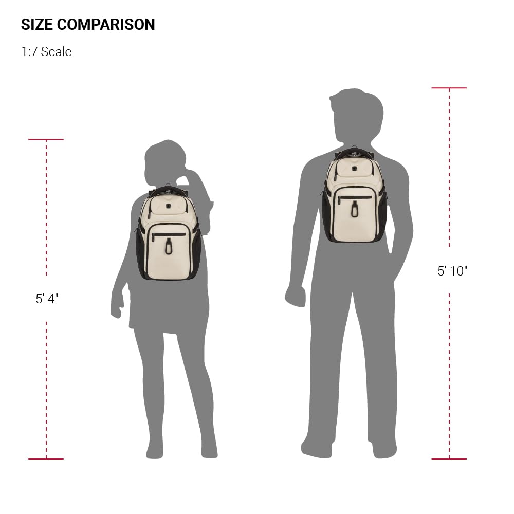 SwissGear Endure Scansmart Laptop Backpack, Vintage Khaki, 17.75-Inch, Swissgear Endure Scansmart Laptop Backpack