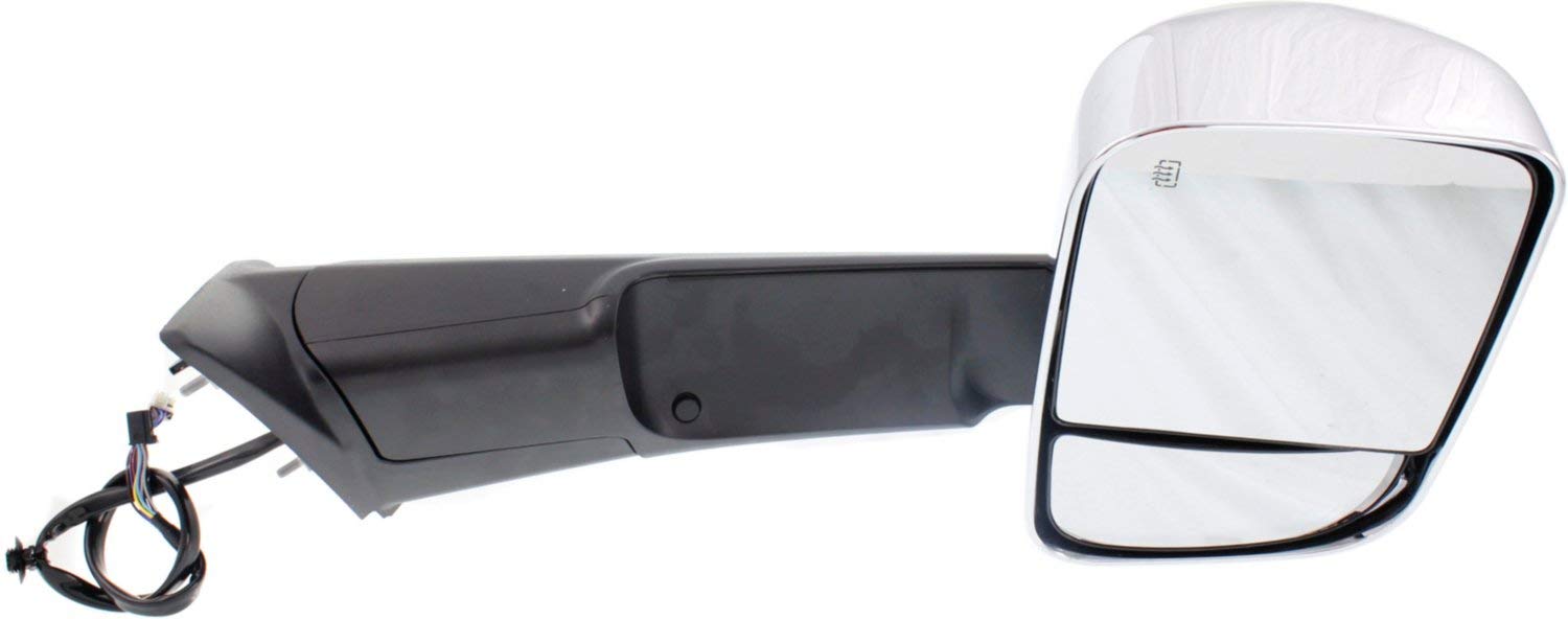 Garage-Pro Driver & Passenger Side Power Heated Towing Mirrors for Ram 2500 3500 2013-2018 Power Fold, Signal Light, Memory, Puddle Lamp, Chrome Glass, Towing Package, Blind Spot Mirrors 2 Pack