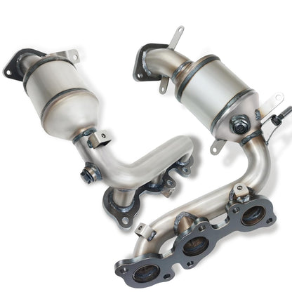 ABYSMAUTO Catalytic Converter Compatible with Toyota Sienna 2004 2005 2006 2006 3.3L Toyota Highlander 2004-2007 3.3L Exhaust Mainfold Direct-fit Euro IV 16392 16394 (EPA Compliant)