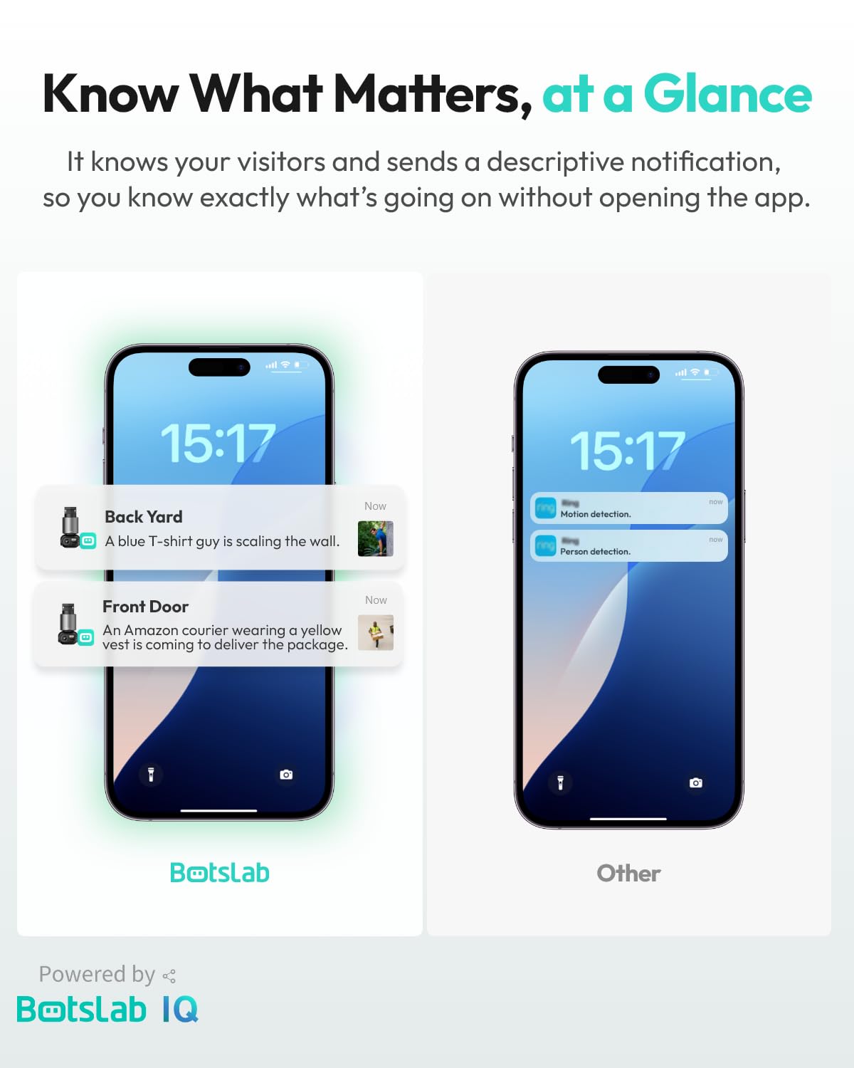BOTSLAB 8MP Cameras Surveillance Exterieur, 4 Cam-Kit, No Monthly Fee, 4K Color Night Vision, Solar Security Camera Outdoor with 360Â° PTZ, 32G Local Storage HomeBase, AI Recognition