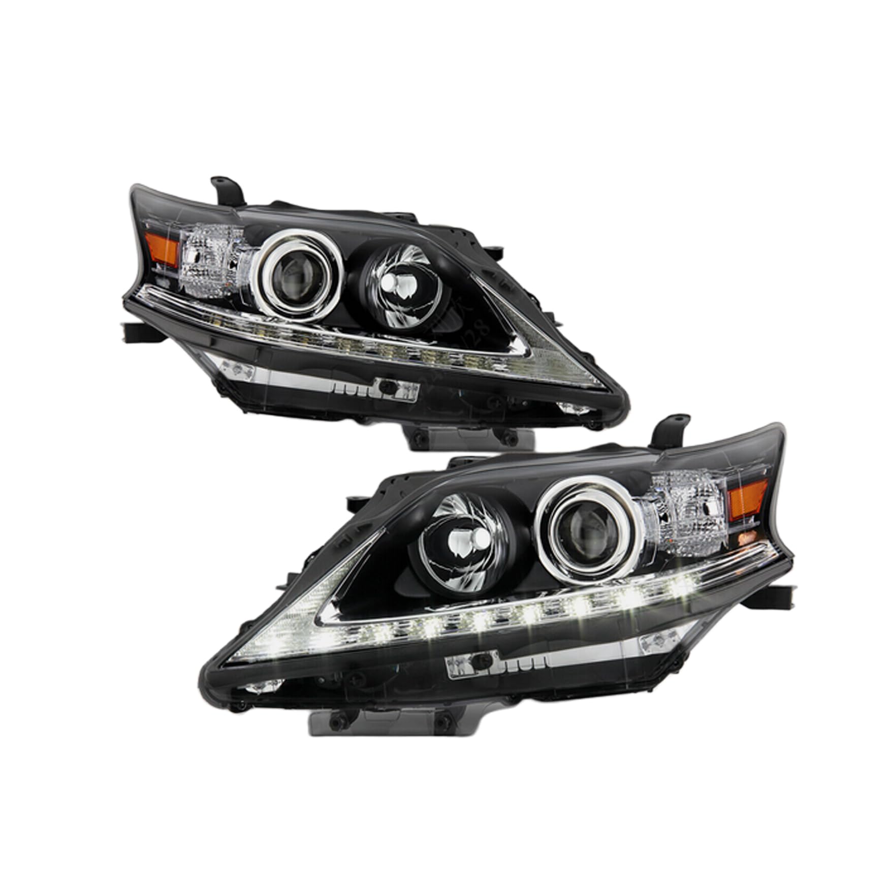 WFLNHB Headlights Assembly Replacement for 2013-2015 Lexus RX350 RX450h Headlights with DRL Set Driver ï¼† Passenger Side