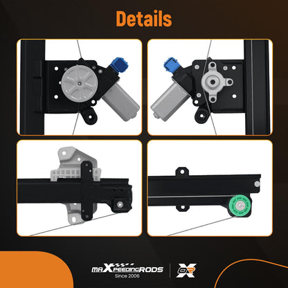 maXpeedingrods Window Regulator & Motor Front Right for Nissan Sentra Sedan 2013-2019 1.8L 1.6L