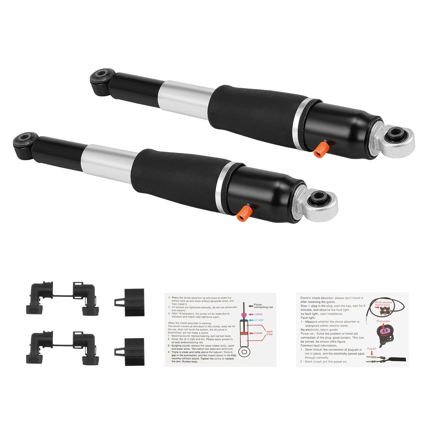 ISINFLASH 84176675 Rear Air Shock Absorber Strut Compatible with Cadillac Escalade ESV Chevy Tahoe Suburban GMC Yukon XL 2015 2016 2017 2018 2019 2020 2021# 580-1106 23290661 23151122 23267007