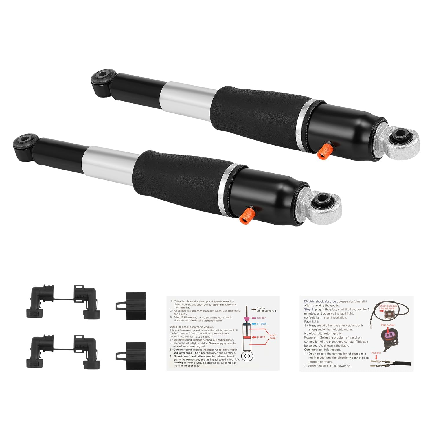 ISINFLASH 84176675 Rear Air Shock Absorber Strut Compatible with Cadillac Escalade ESV Chevy Tahoe Suburban GMC Yukon XL 2015 2016 2017 2018 2019 2020 2021# 580-1106 23290661 23151122 23267007