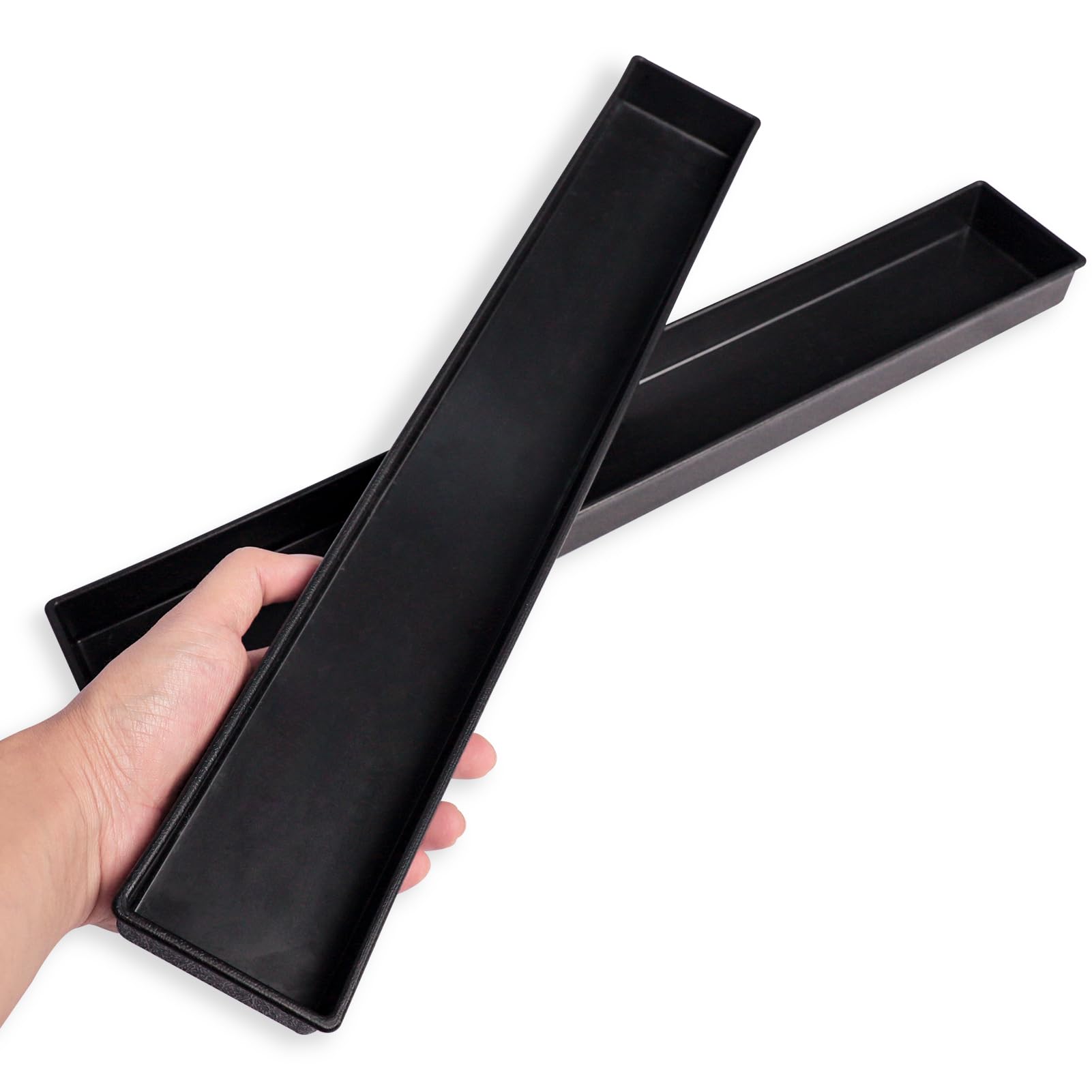 GUSTARIA American Mahjong Tiles Trays(Tiles not Included),2Pcs/Set,Plastic Trays with Lids,Mahjong Storage Box,Mahjong Accessories