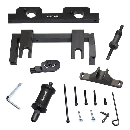 DPTOOL Camshaft Timing Flywheel Holder Tool Fuel Injector Remover Kit Compatible with BMW N20 N26 Engine