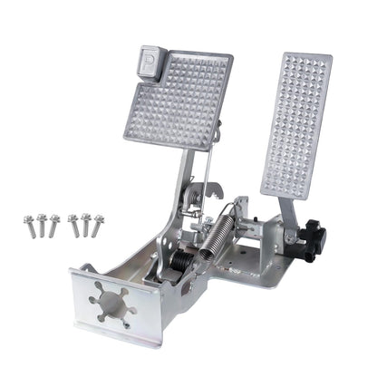 Panglong Golf Cart Electric Brake Pedal Assembly Dual Brake Cable,Suitable for Yamaha 2014-Up Golf Cart,OEM JW9-F7850-30,JW9-F7850-31,JW9-F7850-33-00,JOH-F7850-03-00,JOH-E7850-20-00,TOH-F7850-21-00