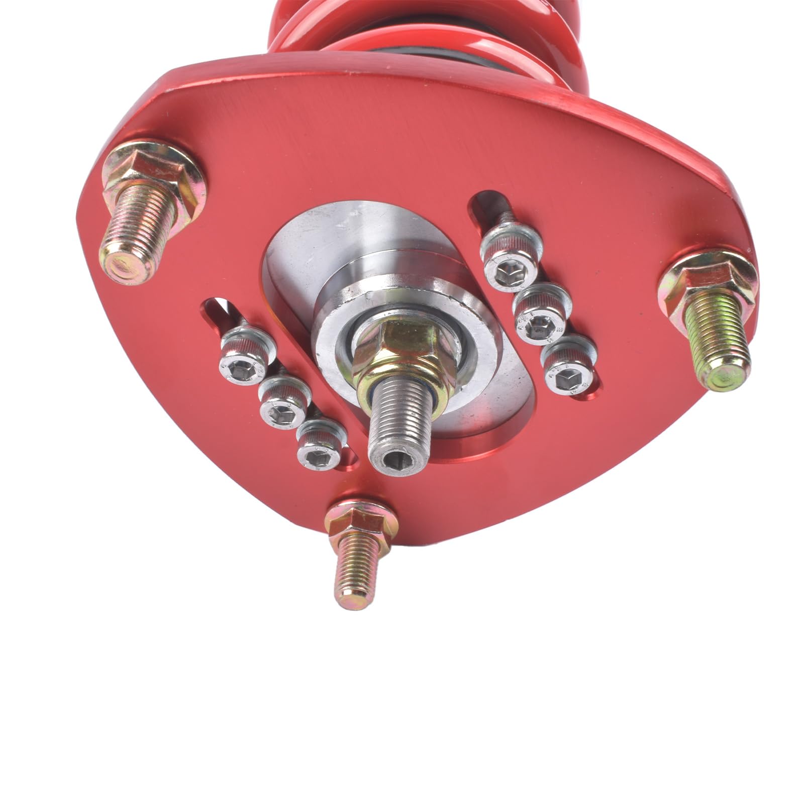 GELUOXI Height Adjustable Coilover Suspension Shock Absorber Lowering Kit Replacement for 2008-2017 Jeep Compass MK Dodge Caliber Coilovers Springs Struts