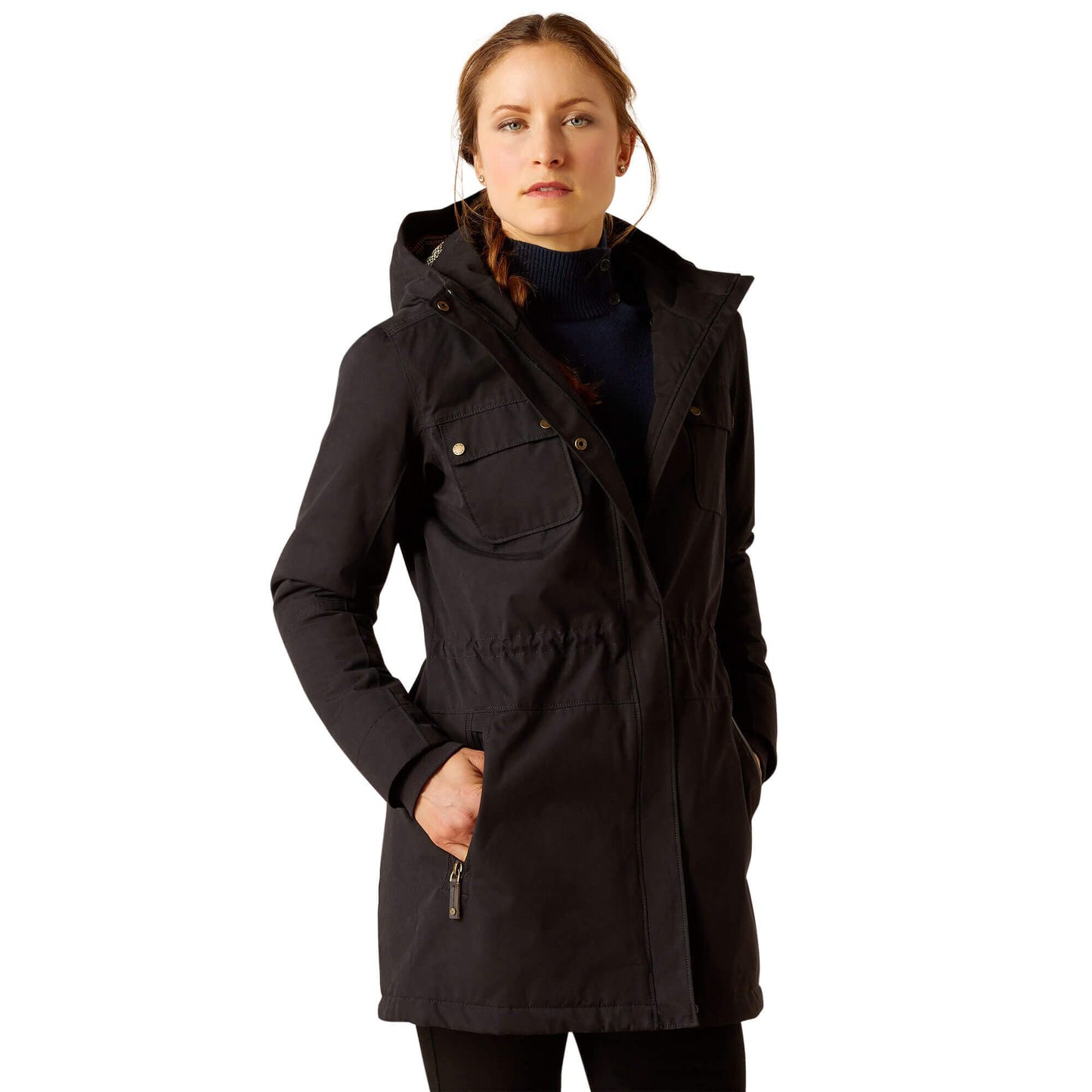 ARIAT Women's Argentium Parka - Black, Large
