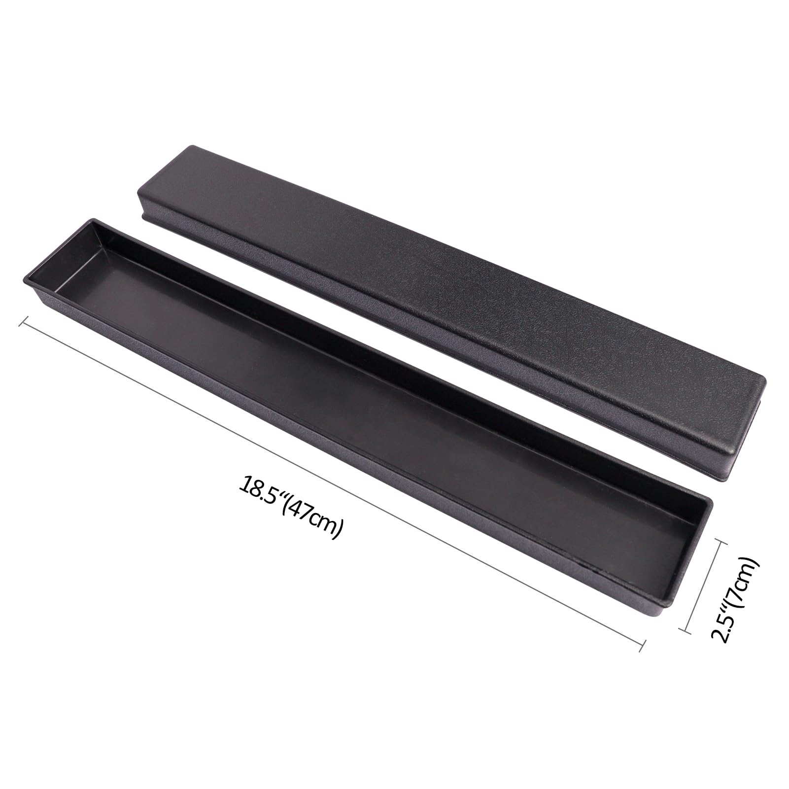 GUSTARIA American Mahjong Tiles Trays(Tiles not Included),2Pcs/Set,Plastic Trays with Lids,Mahjong Storage Box,Mahjong Accessories