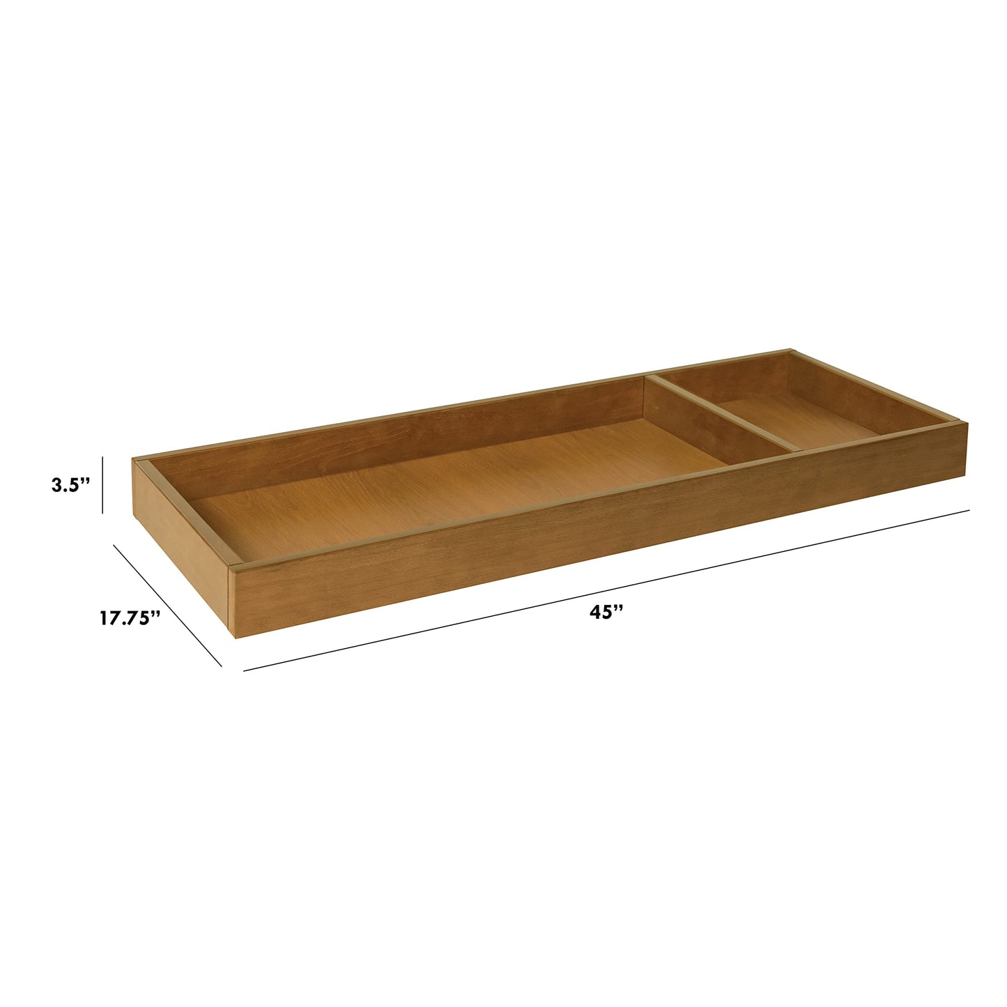DaVinci Universal Wide Removable Changing Tray (M0619) in Chestnut