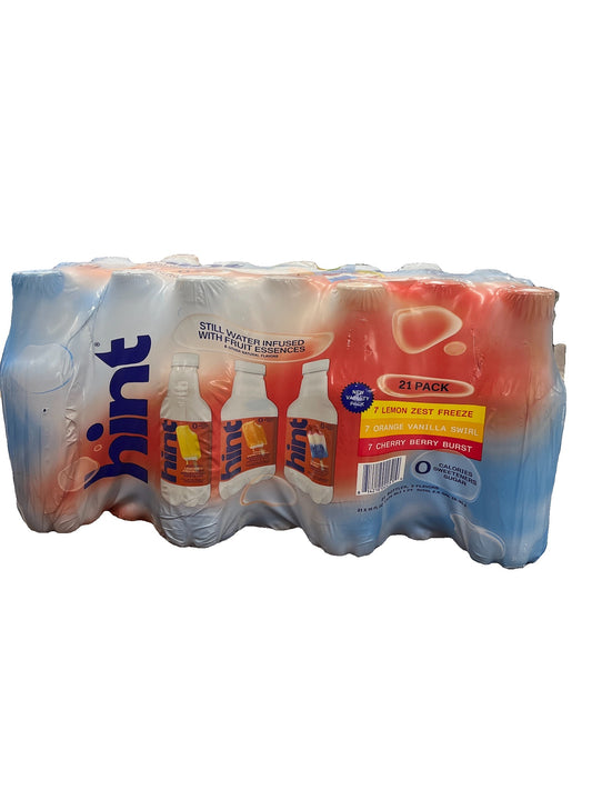 Hint flavored water 21 pack