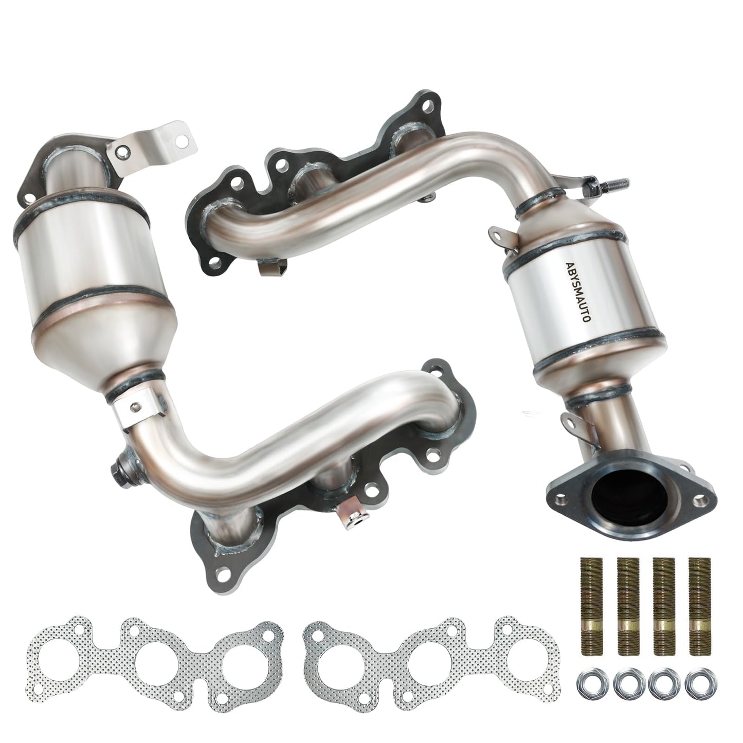 ABYSMAUTO Catalytic Converter Compatible with Toyota Sienna 2004 2005 2006 2006 3.3L Toyota Highlander 2004-2007 3.3L Exhaust Mainfold Direct-fit Euro IV 16392 16394 (EPA Compliant)