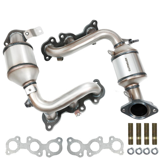 ABYSMAUTO Catalytic Converter Compatible with Toyota Sienna 2004 2005 2006 2006 3.3L Toyota Highlander 2004-2007 3.3L Exhaust Mainfold Direct-fit Euro IV 16392 16394 (EPA Compliant)