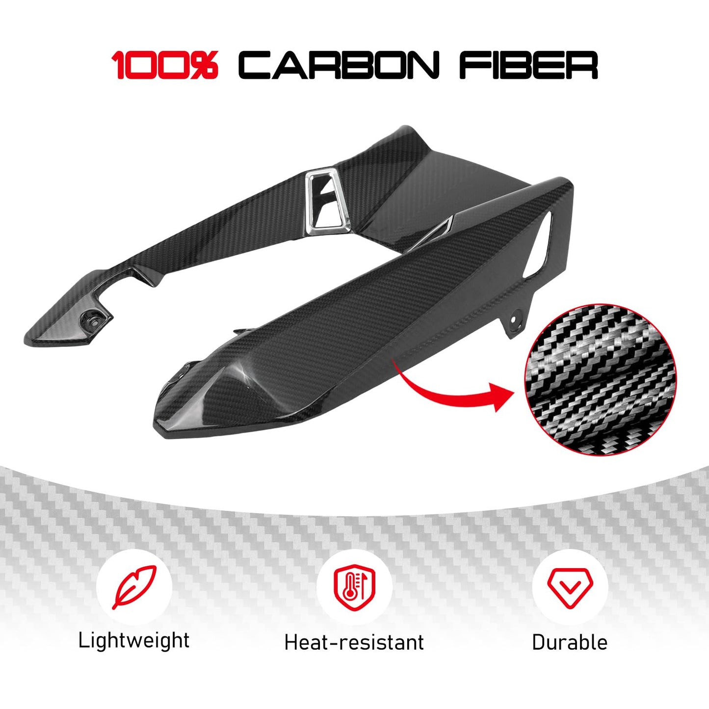 100% Carbon Fiber C8 Engine Cover Compatible with 2020-2025 Corvette C8 Z06, GM Factory Style Engine Hood Cover