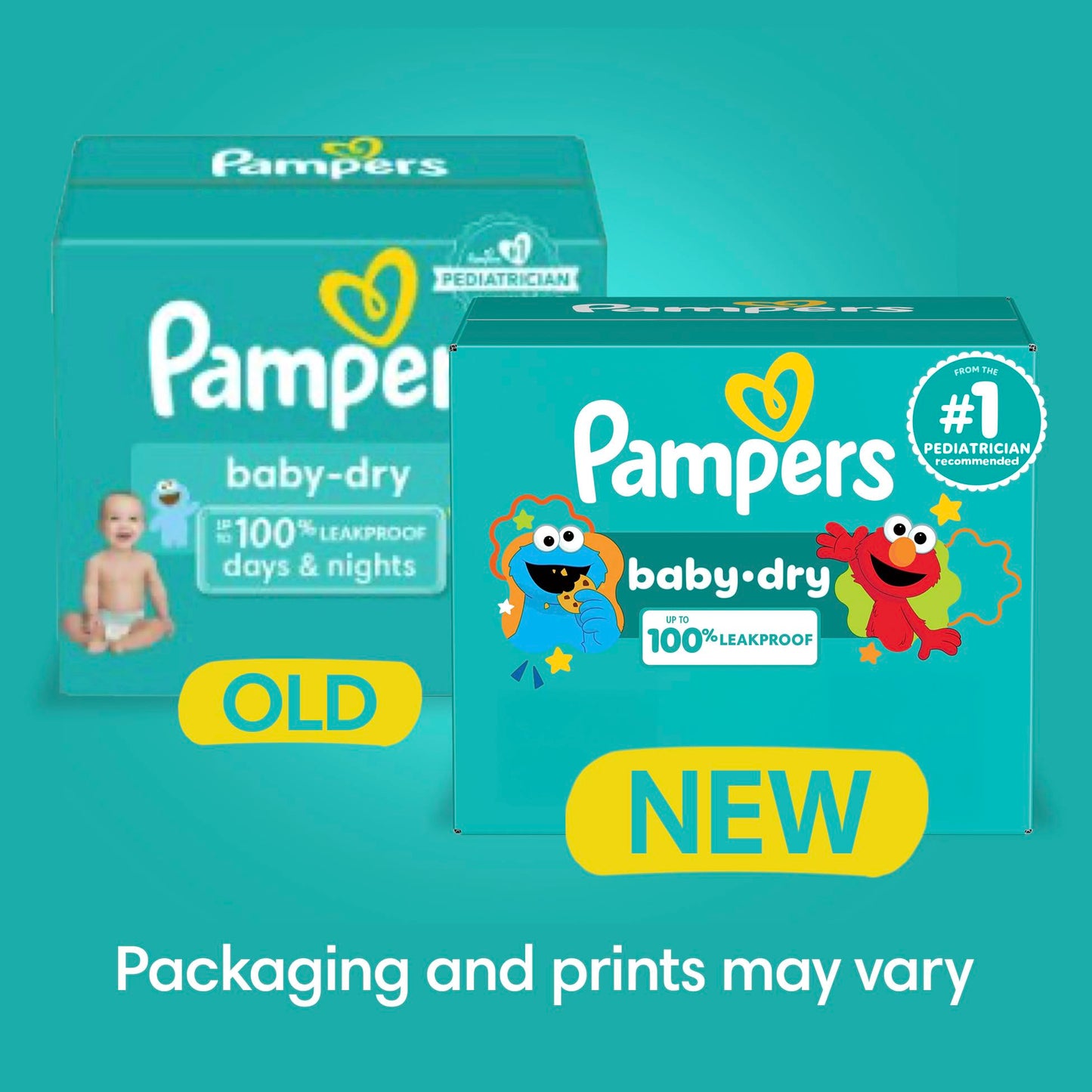 Pampers Baby Dry Disposable Diapers, Size 1, 252 Count, ONE MONTH SUPPLY