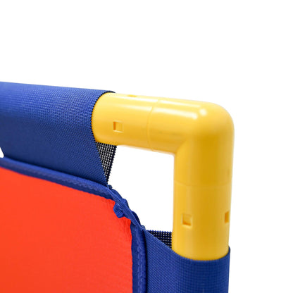 Children's Factory Square PlayPanel - Set of 3, Kids Room Divider, Classroom Privacy Screen, Cantilever Feet Included, Rainbow