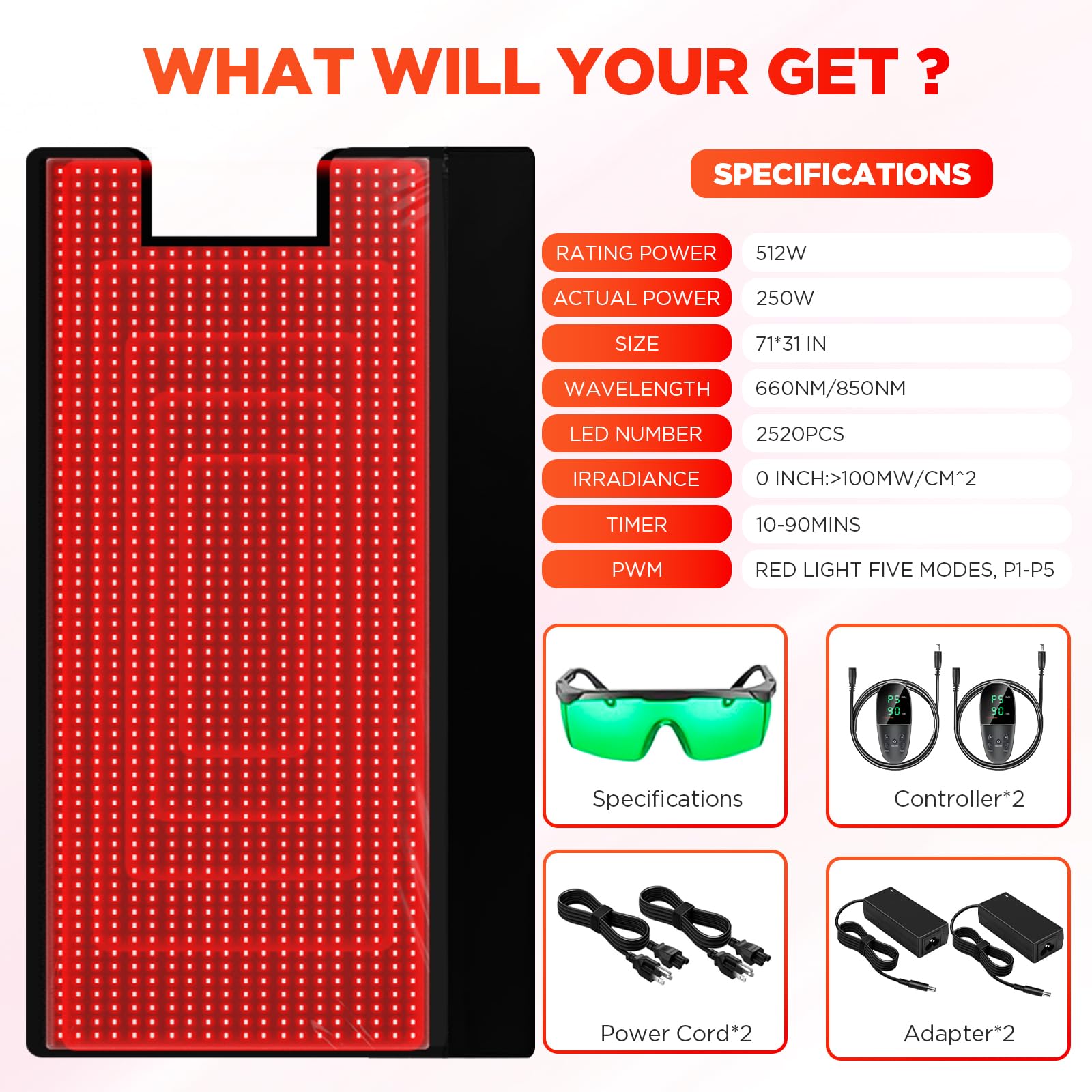 Red-Light-Therapy Infrared Therapy or Infrared Light Therapy Device