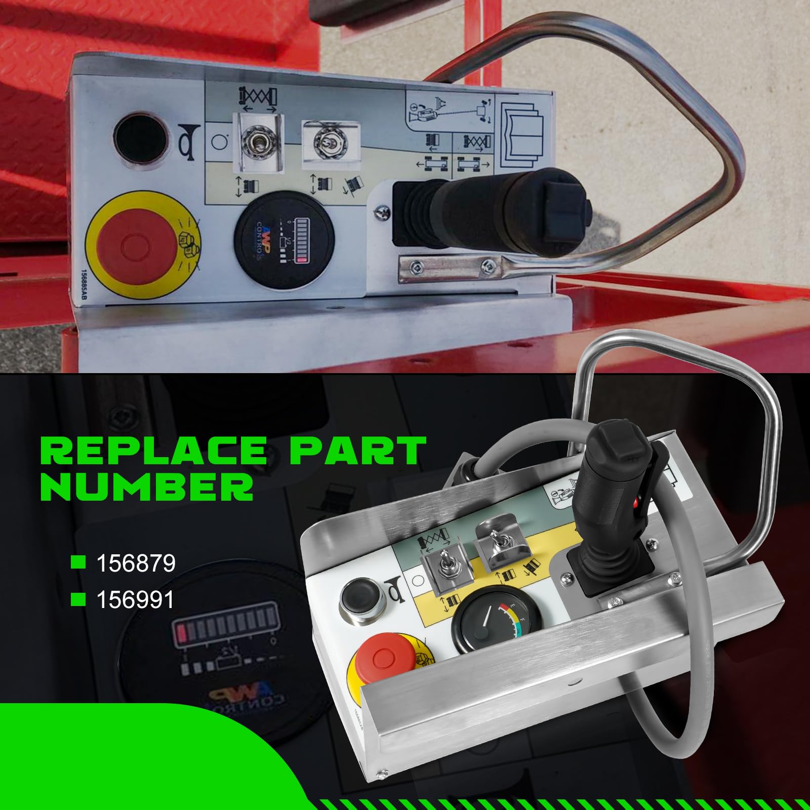 LEAPTREND 156879 Control Box Fit for Skyjack Scissor Lift SJIII 3215 3219 3220 3226 4620 4626 4632 6826 6832 Replace 156991