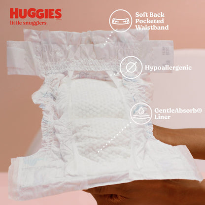 Huggies Little Snugglers Baby Diapers, Size 1, Mega Colossal, 168 Ct (Packaging may vary)
