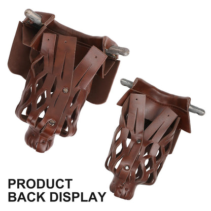 Dysdensa 6-Piece PU Leather Billiard Pockets with Diamond Pattern - Durable Accessories for Billiard Pool Table (Walnut)