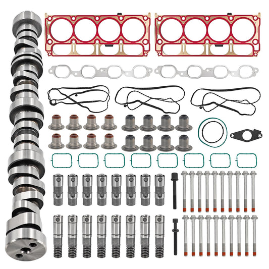 Raodelupe LT 6.2L GEN-5 AFM Engine Rebuild Kit W/12629512 Camshaft 8*AFM Lifters 8*LS7 Style Lifters Head Gasket Kit Bolts Compatible with Chevy 6.2L LT Gen5 L86 L87 2014-2020