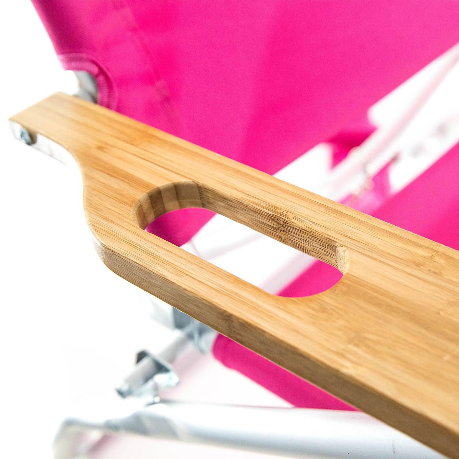 Ostrich Reclining Lounge Chair, Deluxe 3 in 1 Folding Outdoor Beach Lounger, Pink - Compact and Portable Recliner for Pool Tanning, Lawn, Patio, and Yard