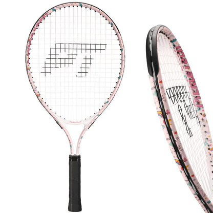 PickleTech Kids Tennis Racket - Toddler Tennis Racket, 17-25 inch Youth Tennis Racquet for Ages 2-12, Unicorn Designs for Boys & Girls, Perfect for Beginners