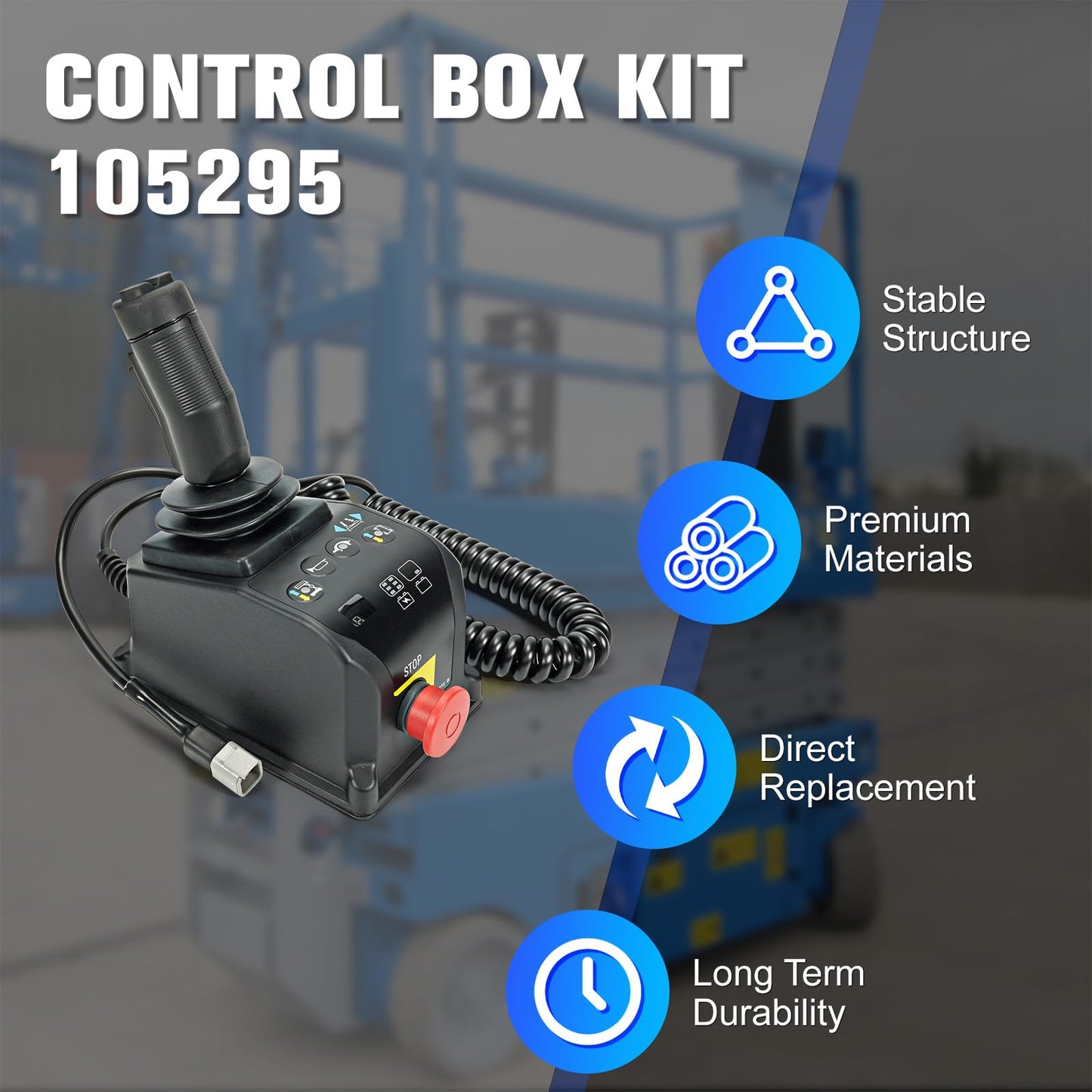 loosoo 105295 105295GT Control Box Update Kit with ECU Compatible with Genie Gen 1 to Gen 5 Scissor Lift GS-1530 GS-1930 GS-2032 GS-2046 GS-2632 GS-2646 GS-3246