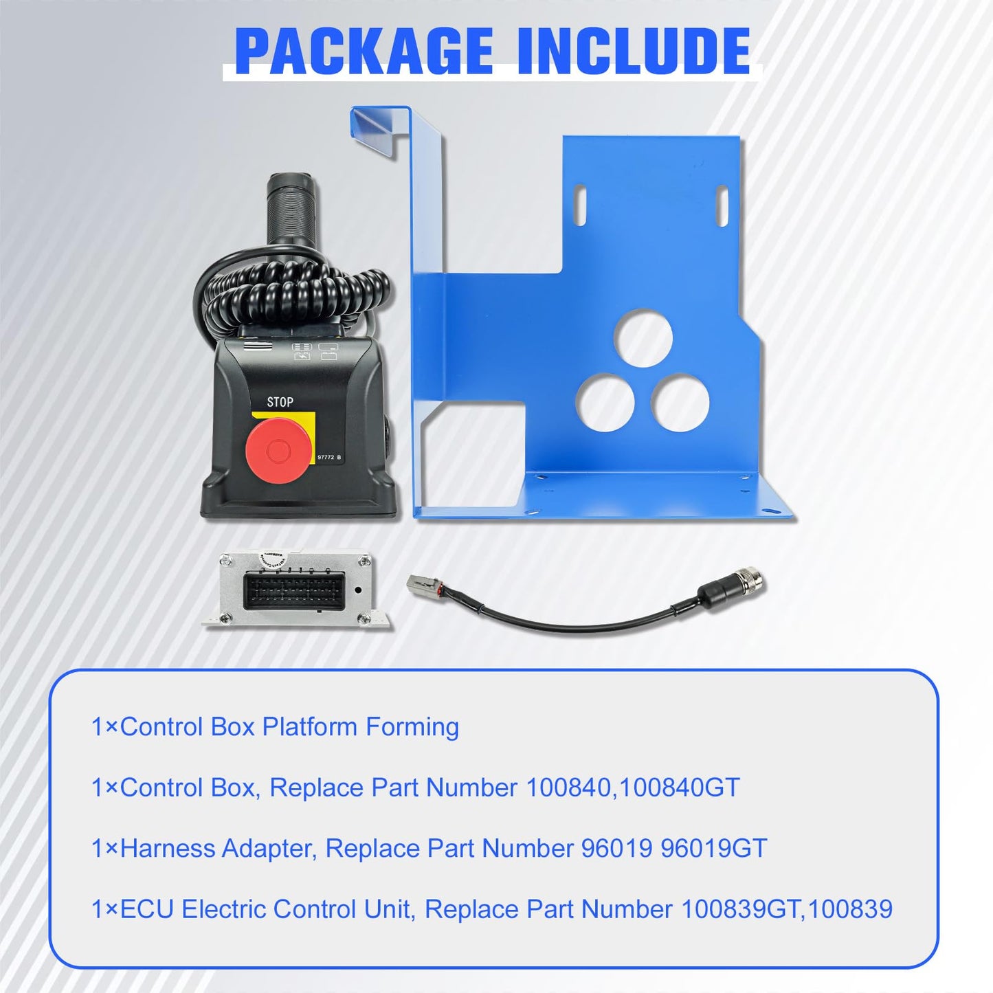 loosoo 105295 105295GT Control Box Update Kit with ECU Compatible with Genie Gen 1 to Gen 5 Scissor Lift GS-1530 GS-1930 GS-2032 GS-2046 GS-2632 GS-2646 GS-3246