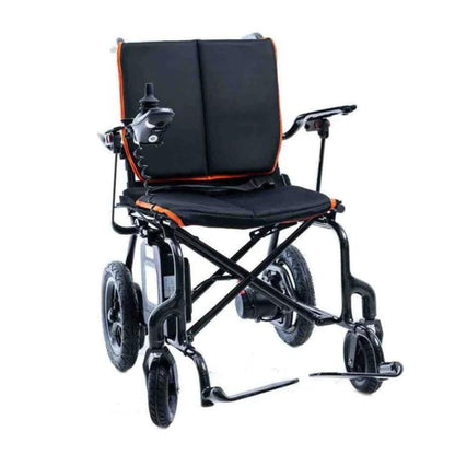 FeatherMobility - Black Lightweight Carbon Fiber Power Wheelchair - Right Hand Joystick - 29lb Frame