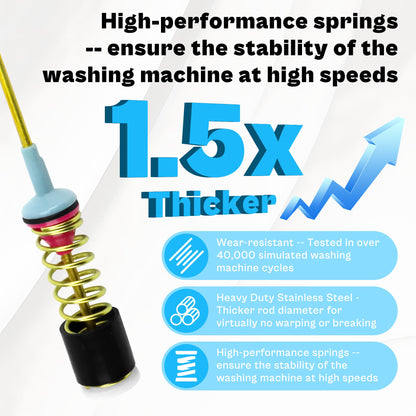 ð—¡ð—˜ð—ª Suspension Rods for Sam-sung Top Load Washer WA50R5200AW/US WA45N3050AW/A4 WA45T3200AW/A4 WA50R5400AV/US WA45T3400AW/A4 - Replace DC97-16350U DC97-16350T DC97-16350S