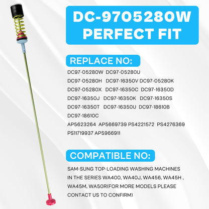 ð—¡ð—˜ð—ª Suspension Rods for Sam-sung Top Load Washer WA50R5200AW/US WA45N3050AW/A4 WA45T3200AW/A4 WA50R5400AV/US WA45T3400AW/A4 - Replace DC97-16350U DC97-16350T DC97-16350S