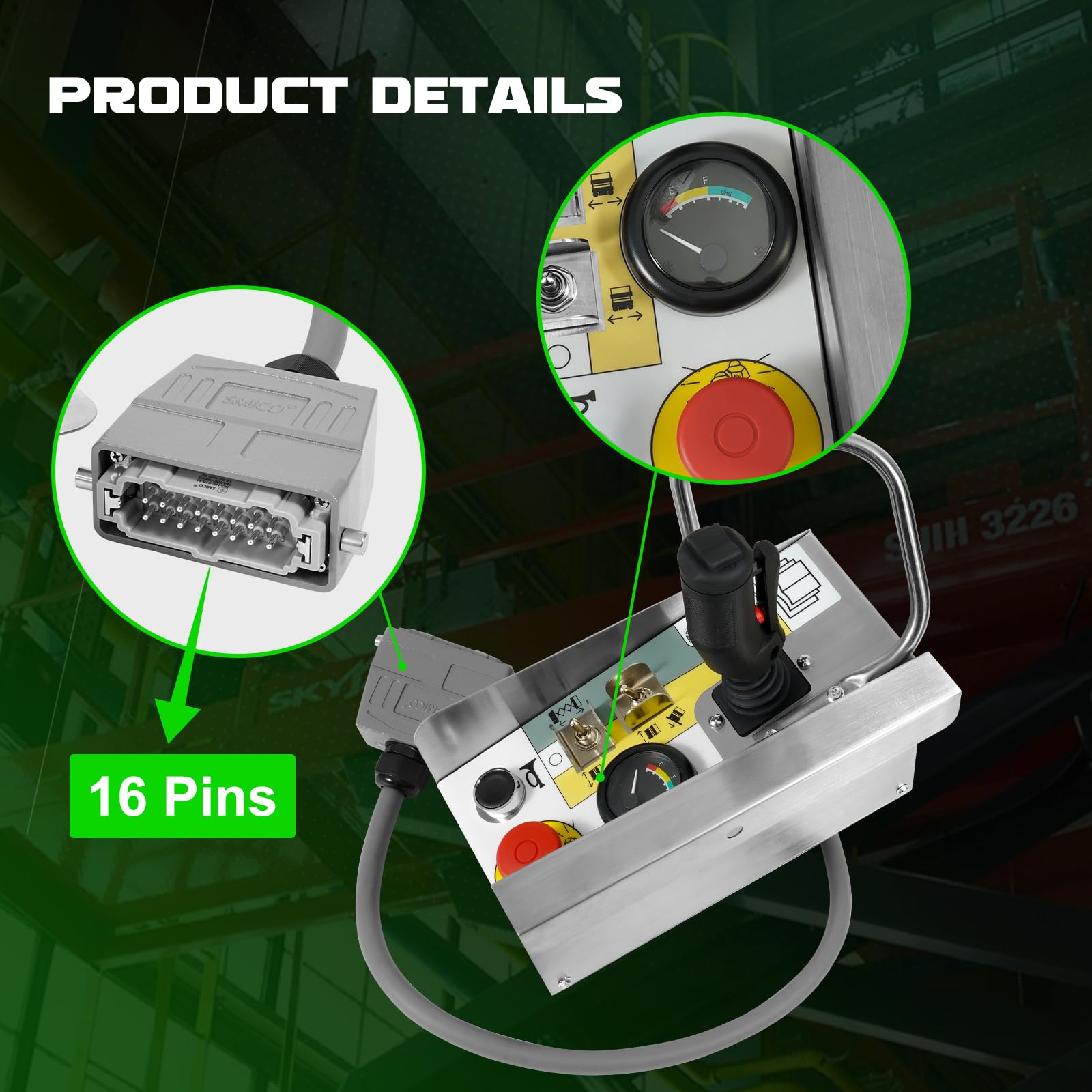 LEAPTREND 156879 Control Box Fit for Skyjack Scissor Lift SJIII 3215 3219 3220 3226 4620 4626 4632 6826 6832 Replace 156991