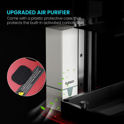 ELEGOO Mars 4 MSLA 3D Printer with 7" 9K Monochrome LCD, UV Resin Photocuring Printer, Multiple Print Modes, Printing Size of 6.04 x 3.06 x 6.89 inches