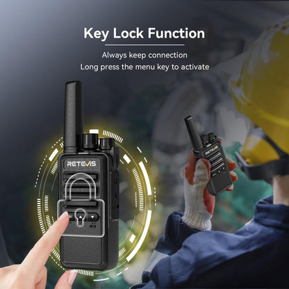 Retevis RT68B Walkie Talkies for Adults Long Range, with 10 Multi Way Charger, Easier Securer Charging, Rechargeable Two Way Radios for School Industry Warehouse(10 Pack)