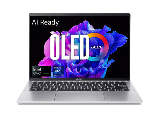 acer Swift Go 14 Intel Evo Thin & Light Laptop | 14" OLED 2880 x 1800 90Hz Display | Unlock AI Experiences | Intel Core Ultra 5 Processor 125H | Intel ARC | 16GB LPDDR5X | 512GB SSD | SFG14-72-53BP