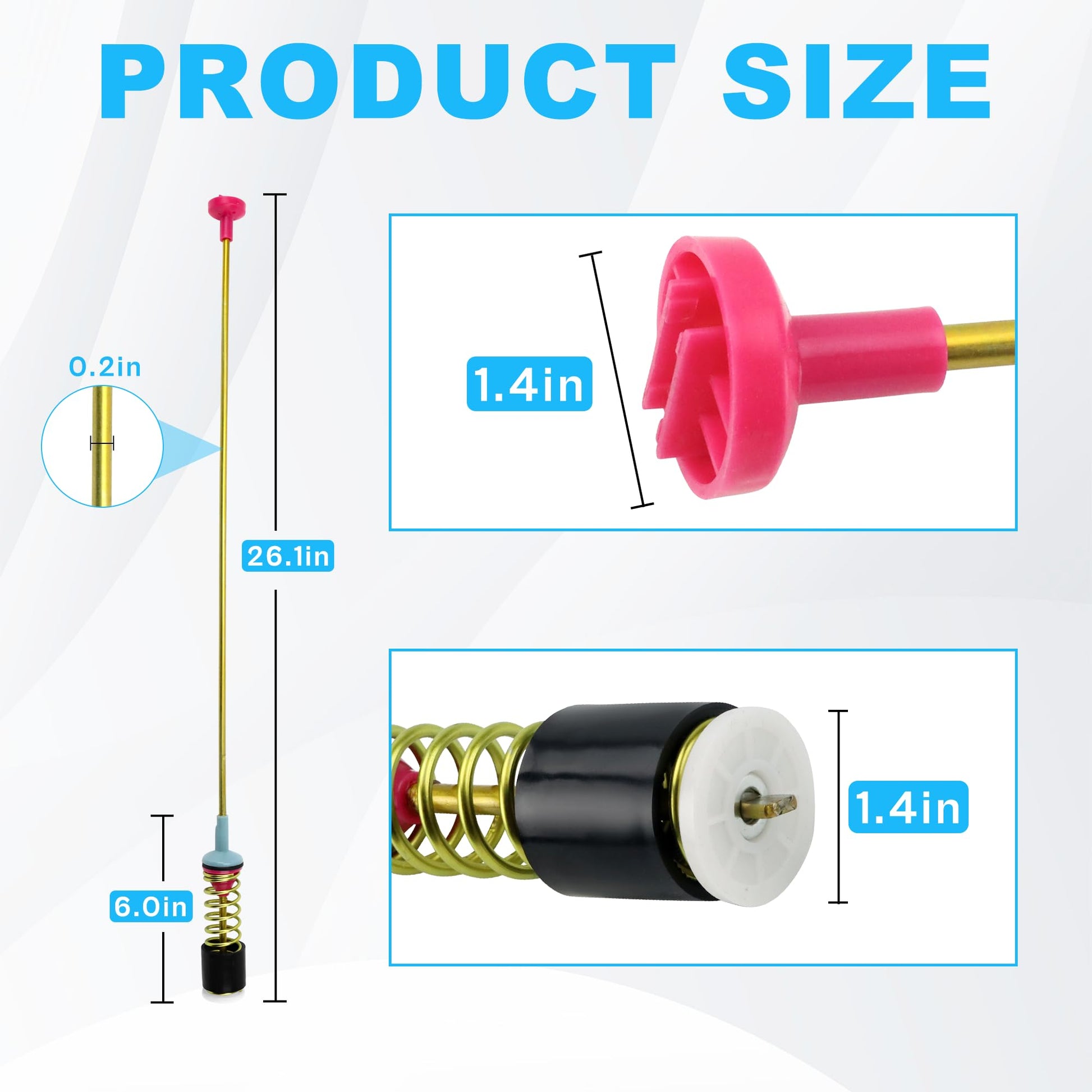 ð—¡ð—˜ð—ª Suspension Rods for Sam-sung Top Load Washer WA50R5200AW/US WA45N3050AW/A4 WA45T3200AW/A4 WA50R5400AV/US WA45T3400AW/A4 - Replace DC97-16350U DC97-16350T DC97-16350S
