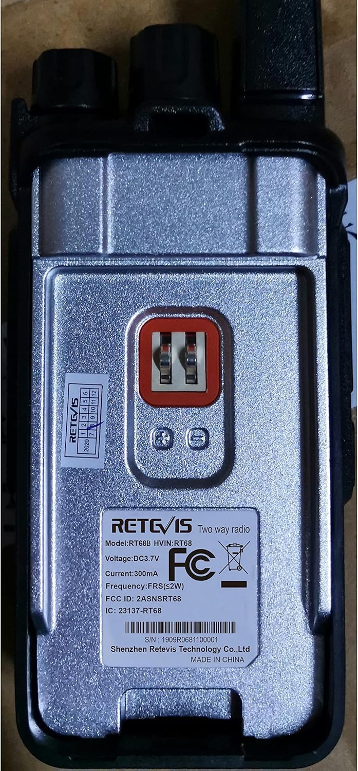Retevis RT68B Walkie Talkies for Adults Long Range, with 10 Multi Way Charger, Easier Securer Charging, Rechargeable Two Way Radios for School Industry Warehouse(10 Pack)
